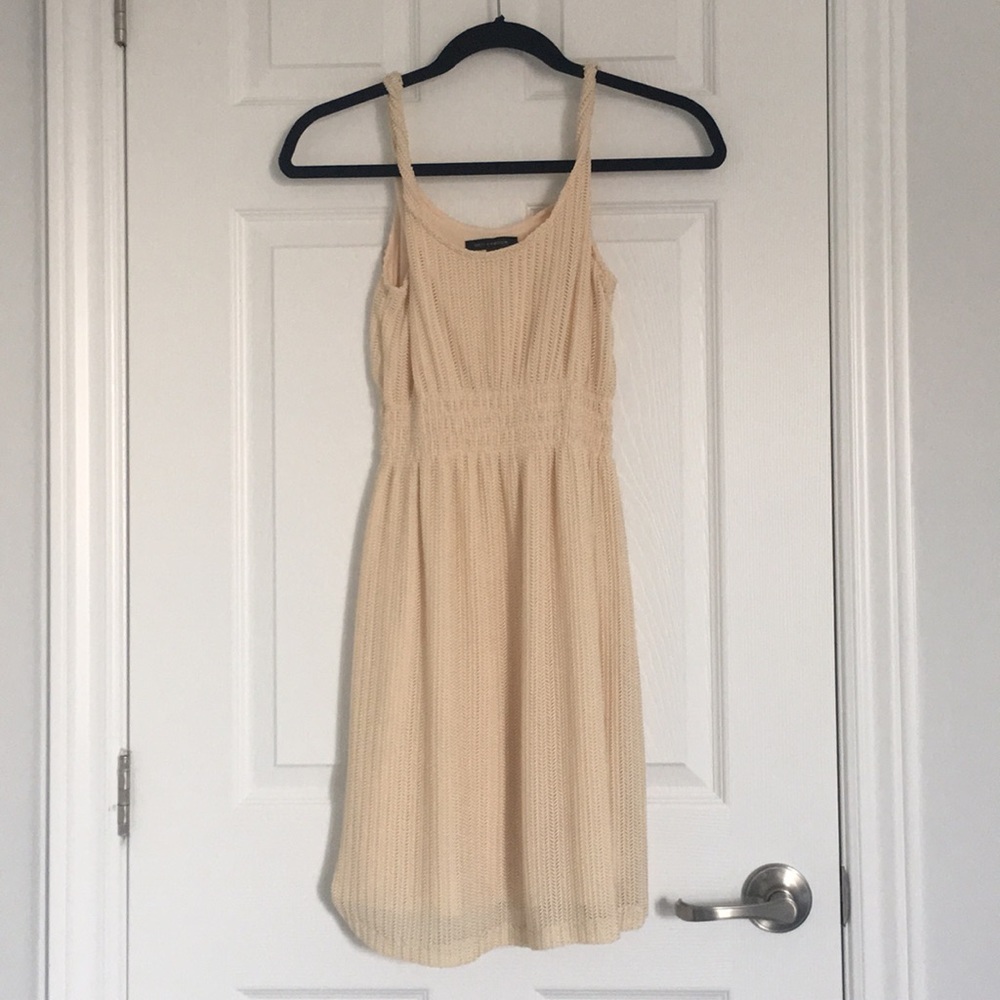QED LONDON Beige Smock Dress - UK 10/US 6